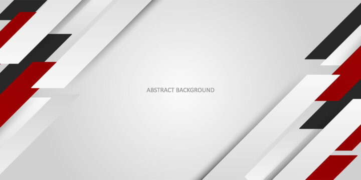 abstract background web design and banner, red and white geometric diagonal motif on white background, technology concept. vector ilustration.