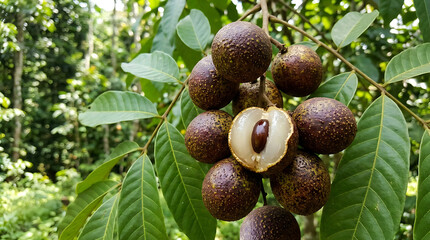 Fototapeta premium acorns on the tree