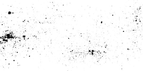 Fototapeta premium Black ink splatters on white background vector grunge illustration for creative design