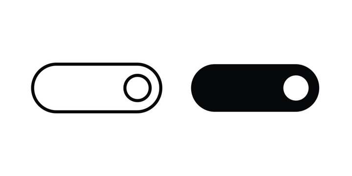 Switch icon concept pack in line and solid icons