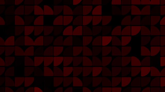 abstract background with red squares motion video. red mosaic background motion.