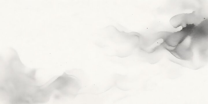 Japanese Ink Art Texture with Minimal Composition