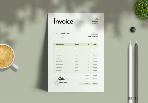 Invoice Layout