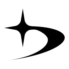 Fototapeta premium Abstract Star and Crescent Symbol Design.