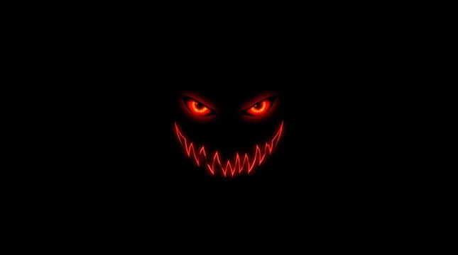 Glowing Eyes Horror Wallpaper Dark Background