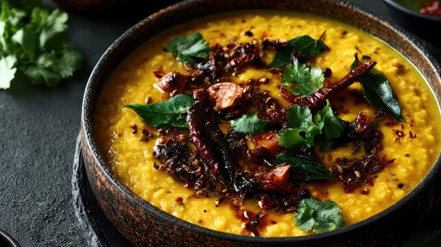 Tarka Dhal, Indian Cuisine, Indian Dish