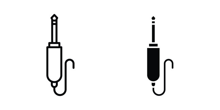 Audio Cable icon For Web And UI, Simple Icons