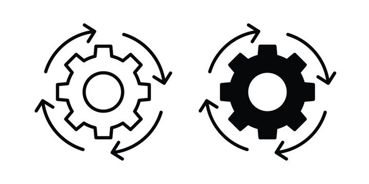 Continuous changes icon For Web And UI, Simple Icons