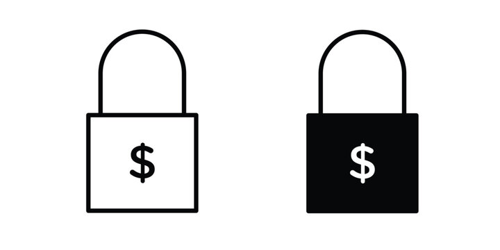 Fixed price icon For Web And UI, Simple Icons