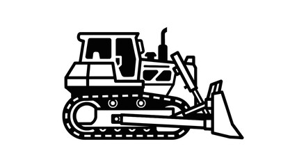 Bulldozer Construction Equipment Heavy Machinery. © Siti