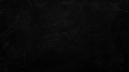 Fototapeta premium Black marble texture with white veins and cracks on dark stone surface one sentence
