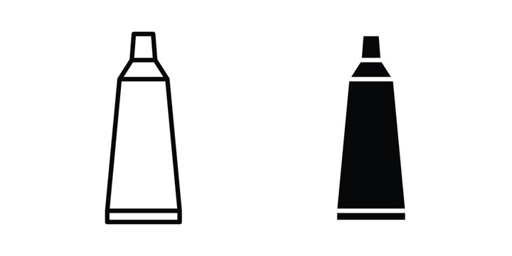 Toothpaste tube icon For Web And UI, Simple Icons