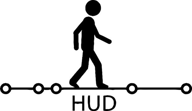 Person walking on a connected timeline path