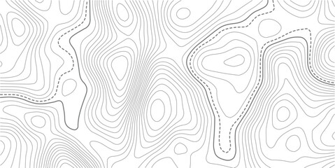 Topographic map background geographic line map with elevation assignments.Abstract wave background. topographic contour wallpaper.  © MDSOHEL