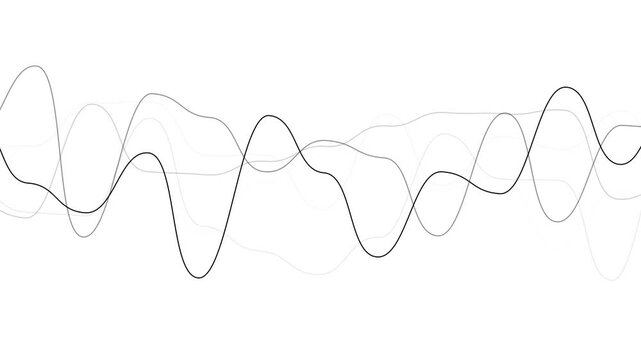 line motion background. wave line motion video