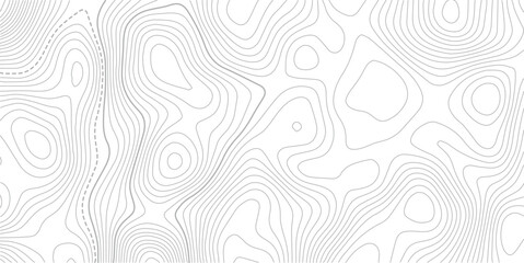 Topographic map, grid, texture, relief contour of terrain. Topo contour map on white background. geographic grid.  © NAZMA