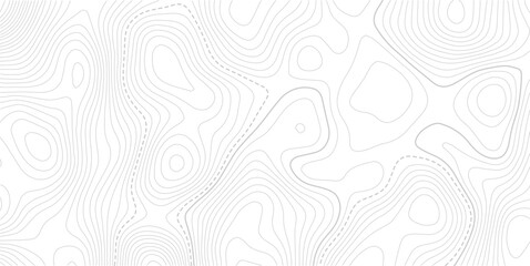 Topographic map, grid, texture, relief contour of terrain. Topo contour map on white background. geographic grid.  © NAZMA