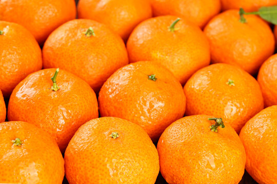 Fresh Sihui Tangerines from Guangxi - Sweet Citrus Fruits with Natural Fragrance