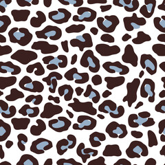 Fototapeta premium Leopard pattern seamless background and printing or home decorate and more.