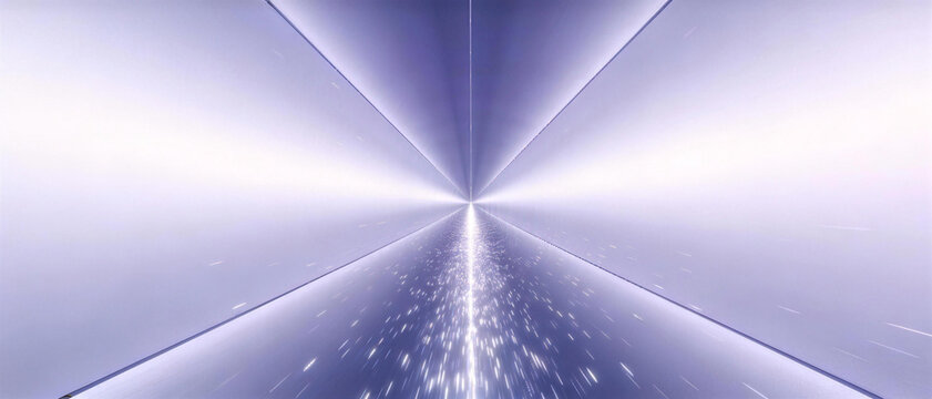 Abstract futuristic tunnel - like visual