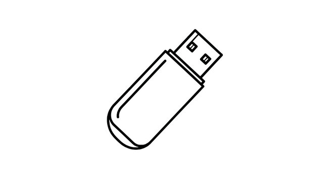 USB flash drive storage device.