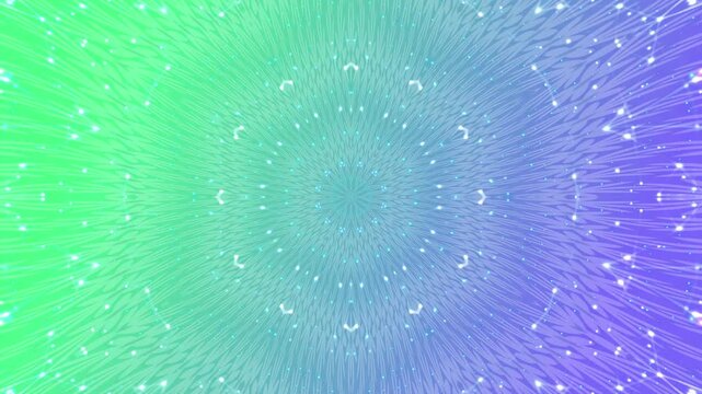 Mobius Daisy Plexus Network Abstract Animation 4K