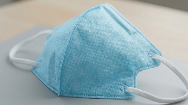 protective mask on white background