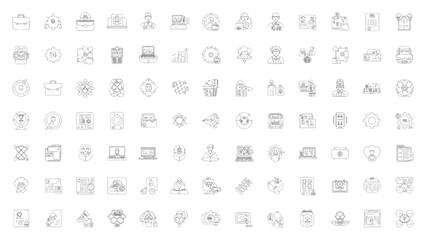 Colorful alphabet letters with handwritten style and icons set Vector © Sofiqul