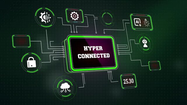 Advanced computing grid network running a hyper connected data matrix to routing high speed parallel processing streams across multiple server nodes