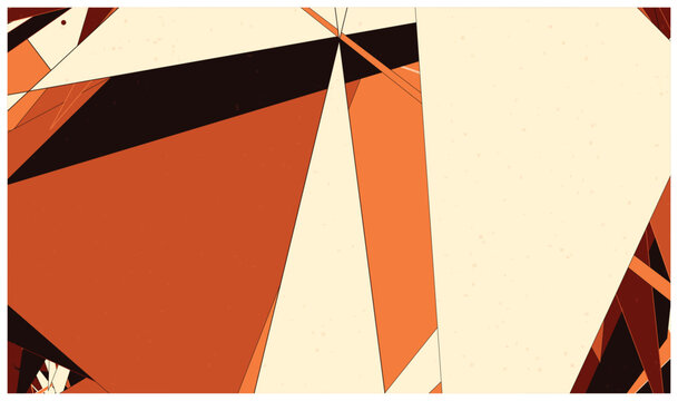 Abstract geometric background with sharp triangles and angular shapes in warm earthy tones.