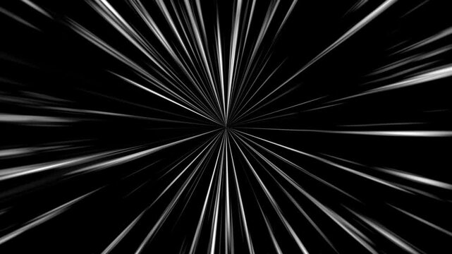 Abstract Comic Radial Speed Lines Background