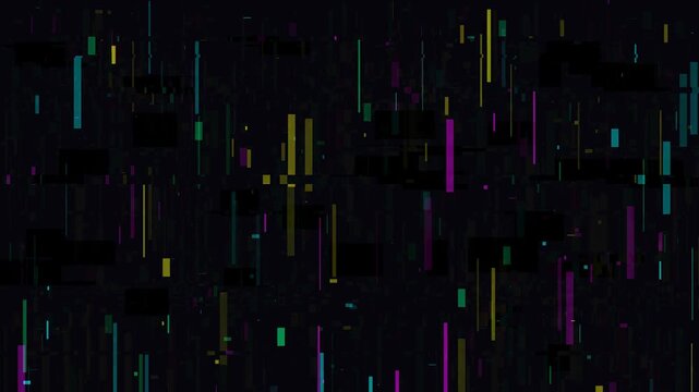 neon cellular datamosh