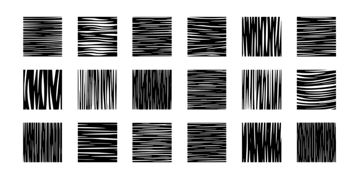 Barcode pattern blocks vector icons with halftone stripes texture for scanning and inventory control design