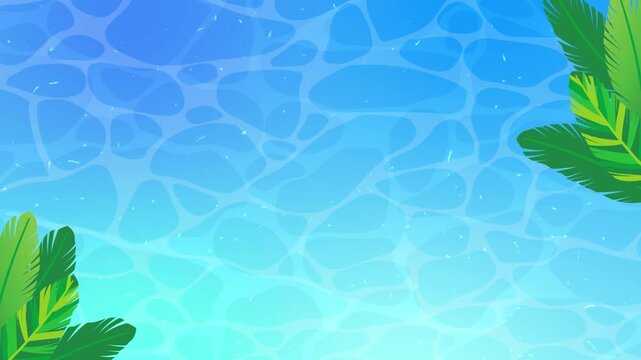 beautiful water surface and light