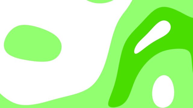 Abstract Green Motion Background on Clean White Minimal Design