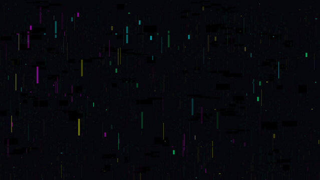 neon cellular datamosh