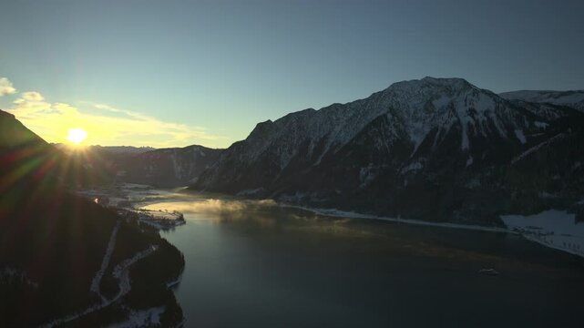 High Quality Drone Footage of Lake Achensee in ProRes RAW shot on DJI Inspire 3