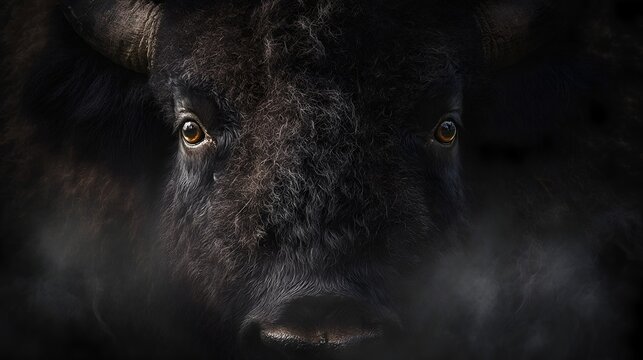 portrait of a buffalo