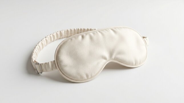 Minimal Sleeping Mask Mockup on Clean White Studio Background