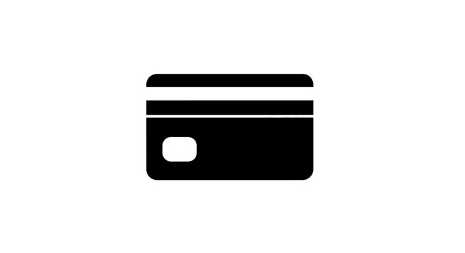 Credit card payment method icon.