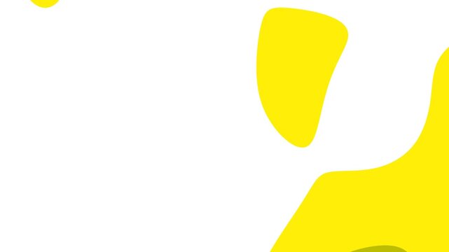 Abstract Yellow Motion Background on Clean White Minimal Design