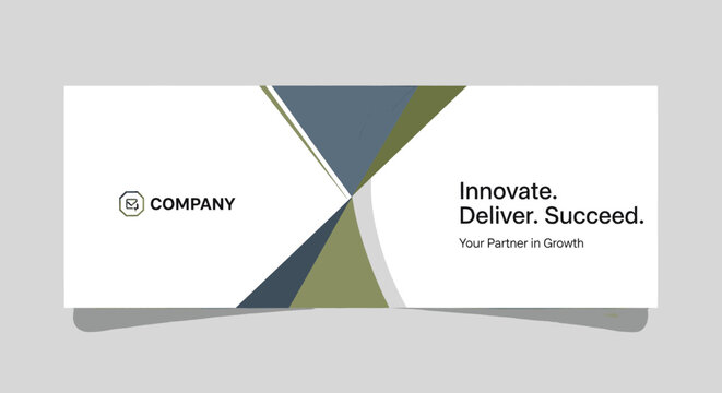 Corporate Banner Design for Business Growth with Innovation and Success