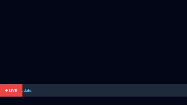 Dynamic News Ticker Animation with Live Indicator and Breaking News Text, Featuring a Seamless Loop for Broadcast and Digital Media, Symbolizing Information Dissemination and Real-Time Updates.