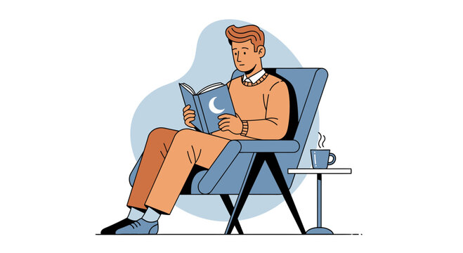businessman sitting on a chair
