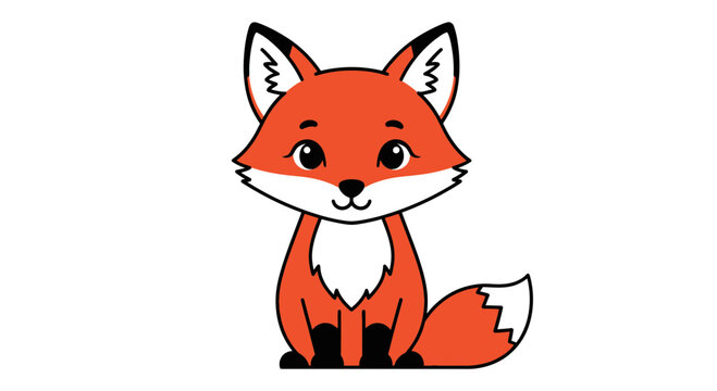 red fox with a smile