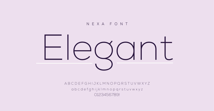 Minimal luxury font alphabet logo. Typography beauty fashion elegant minimalist serif italic fonts decorative wedding vintage retro logos. vector illustration