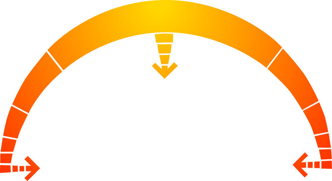 Sun path analysis symbol for site plan