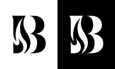 Stylized letter b monogram lo... © dwi