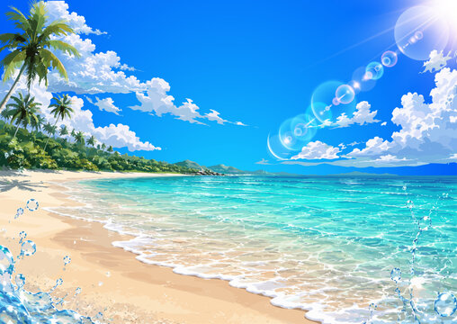 リゾートの背景