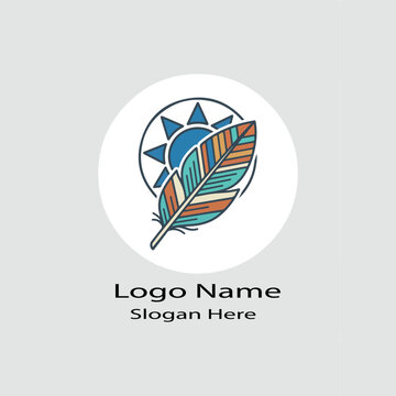 Native america culture logo icon vector white background ,